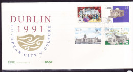 Ireland 1991 Dublin Culture First Day Cover - Unaddressed - Brieven En Documenten
