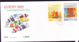 Ireland 1993 Contemporary Art First Day Cover - Unaddressed - Lettres & Documents