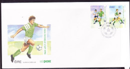 Ireland 1994 FIFA World Cup Soccer First Day Cover - Unaddressed - Brieven En Documenten