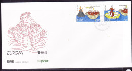 Ireland 1994 Europa First Day Cover - Unaddressed - Covers & Documents