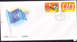 Ireland 1995 United Nations First Day Cover - Unaddressed - Lettres & Documents