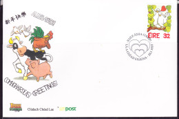 Ireland 1997 Greetings  First Day Cover - Unaddressed - Brieven En Documenten