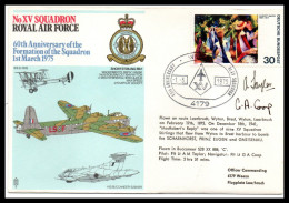 Royal Air Force  N° XV - Briefe U. Dokumente