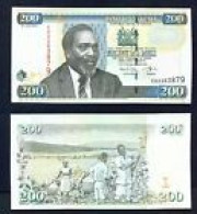 KENYA -  2010 200 Shillings UNC  Banknote - Kenya