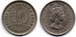 MA 25252  / Malaya 10 Cents 1961 TTB - Malaysie