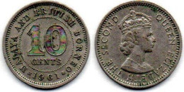 MA 25254  / Malaya 10 Cents 1961 TTB - Malaysie