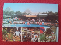 POSTAL POST CARD JOLIE VILLE MÖVENPICK EL CAIRO GIZA HOTEL AT THE PIRAMIDS PIRAMIDES DE EGIPTO EGYPT EGYPTE POSTKARTE... - Piramiden