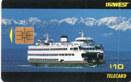 UNITED STATES - CHIP CARD - U.S. WEST - STATE FERRY BOAT - Cartes à Puce