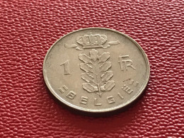 Münze Münzen Umlaufmünze Belgien 1 Franc 1958 Belgie - 1 Franc