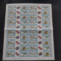 Francobolli 1982. Aeronautica Italiana. Condizioni Eccellenti. Nuovo. Valore Lire 300×40pz. - Hojas Completas