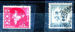 India 1964, SG 406-407, Michel 9€ Used - Gebruikt