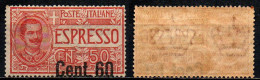 ITALIA REGNO - 1922 - ESPRESSO DEL 1920 CON SOVRASTAMPA - MNH - Poste Exprèsse