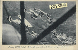 Giornata Dell'ala 1932 Apparecchi In Formazione  Aereo  Aerei Aeronautica Caproni  In Volo (v.retro) - 1919-1938: Entre Guerres