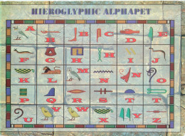 CPSM Sant Moneka-Aswan-Hieroglyphic Alphabet-Format Spécial      L2384 - Aswan