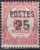 Monaco Taxe 1937 YT 144 Oblitéré - Impuesto