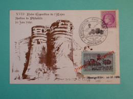 DB19 FRANCE BELLE  CARTE  RR +++ 1946  TRANSPORT DE MONGOLFIERE   +ANGERS +VIGNETTE ++AFF. PLAISANT+++++ - 1927-1959 Storia Postale