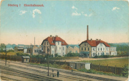 AK Oderberg, Bahnhof Und Chemikalienwerk - Oderberg