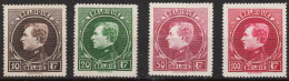 Timbres Belgique - 1929 - COB 289/92** MNH - Type Montenez Grand Format - Cote 800 - 1929-1941 Grand Montenez