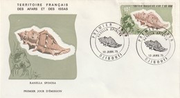 FDC - AFARS Et ISSAS - COQUILLAGES (1975) - Lettres & Documents