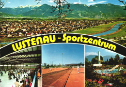 AUSTRIA, VORARLBERG, LUSTENAU, PANORAMA, MOUNTAIN, SPORTS CENTER, CAPITAL OF THE EMBROIDERY INDUSTRY - Lustenau