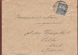 HONGRIE EN 1922 - BUDAPEST - DEVANT D' ENVELOPPE AVEC BEAU TIMBRE ET CACHET - Postmark Collection