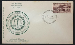 INDIA 1966 Allahabad High Court FDC ALLAHABAD PLACE CANCELLATION - Covers & Documents