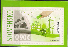 2016 Slowakei Slovensko Mi. 790**MNH   Booklet Stamp Europa  " Think Green " - 2016