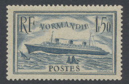 ** N° 300 Le Normandie - 1,50fr. Bleu Clair, Zm (Yv. €200) - Otros & Sin Clasificación