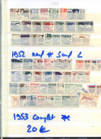 Timbres FRANCE 1938+1939+1940+1941+1948+1949+1952+1953 VOIR DETAIL SUR PHOTOS - Other & Unclassified