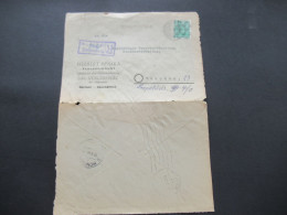 1948 Netzaufdruck MiF Nr.51 II EF Einschreiben Not R-Zettel Als Violetter Stempel Hengersberg Nach München - Lettres & Documents