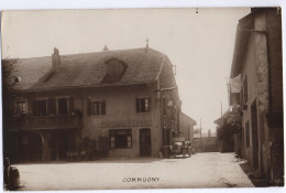 COMMUGNY Café Du Guillaume Tell Oldtimer Auto - Commugny