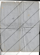 ANTWERPEN / ANVERS - Lettre Précurseur  De 1854 - Justifie L'augmentation Du Blanchiment De Toiles (B355) - 1800 – 1899