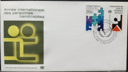 FDC Anno 1981 International Year Of Disabled Persons   - Nazioni Unite New York - FDC