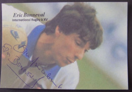 Eric BONNEVAL - Dédicace - Hand Signed - Autographe Authentique - Rugby