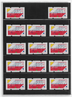 Set Automaatzegels 1989 - 14 Stuks - Timbres De Distributeurs [ATM]