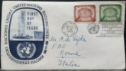 FDC Anno 1958 Human Rights Day  - Nazioni Unite New York - FDC