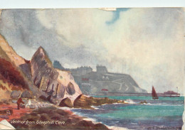United Kingdom England Ventnor From Steephill Cove Painting - Ventnor