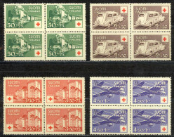 Finland Sc# B60-B63 MNH Block/4 1944 Red Cross Society - Ongebruikt