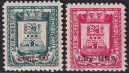 Italy 1945 Sa 18-9 Italia Locali Castiglione D'Intelvi Local Set MLH* - Lokale/autonome Uitgaven