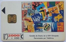 Spain 2000 Pta. " Cartel I ( Olimpiadas Barcelona '92 ) - Private Issues