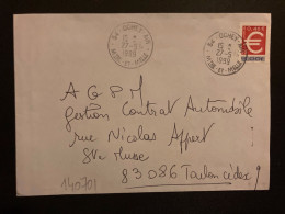 LETTRE TP EURO OBL.27-5 1999 54 OCHEY AIR MTHE ET MELLE - Militaire Luchtpost