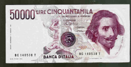 Italie 50000 Lires Gian Lorenzo Bernini - 5000 Liras