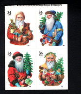 1869085404 2001 SCOTT 3540F (XX POSTFRIS MINT NEVER HINGED  - CHRISTMAS - SANTA CLAUS - UNDER IMPERFORATED - Nuovi