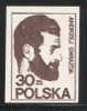 POLAND SOLIDARNOSC SOLIDARITY (GDANSK) 1983 ANDRZEJ GWIAZDA BROWN THIN MATT PAPER (SOLID0127(2)A2/0619(2)1B) - Vignettes Solidarnosc