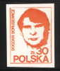 POLAND SOLIDARITY (GDANSK) 1983 BOGDAN BORUSEWICZ ORANGE CHALKY PAPER (SOLID0127(1)A1/0619(1)1A) - Vignettes Solidarnosc