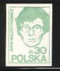POLAND SOLIDARNOSC SOLIDARITY (GDANSK) 1983 ANNA WALENOWICZ LIGHT GREEN CHALKY PAPER (SOLID0127(3)A1/0619(3)1A) - Vignettes Solidarnosc