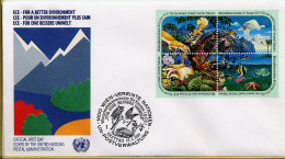 UN - VEREINTE NATIONEN - NATIONS UNIES -  FDC 1991 - Blocs-feuillets