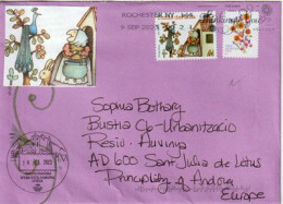 2023:Conte Populaire "Strega Nona" Par Tomie DePaola.(illustrateur Américain De Livres Pour Enfants) Lettre à Andorra - Briefe U. Dokumente