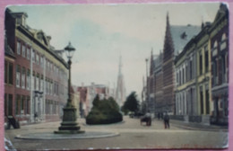 ZEER OUDE POSTKAART KLEUR  1908 : LEEUWARDEN TWEEBAKSMARKT  Gelopen Met Zegel 1 Ct - Leeuwarden