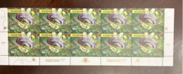 P) 2022 ARGENTINA, MERCOSUR ISSUE, BENEFICIAL INSECTS, CARPENTRY BEE, BLOCK OF 10, MNH - Autres & Non Classés